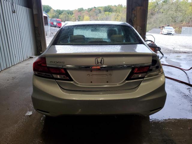 19XFB2E56DE067817 - 2013 HONDA CIVIC LX SILVER photo 6