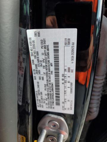 1FMCU9H62LUB65541 - 2020 FORD ESCAPE SEL BLACK photo 12