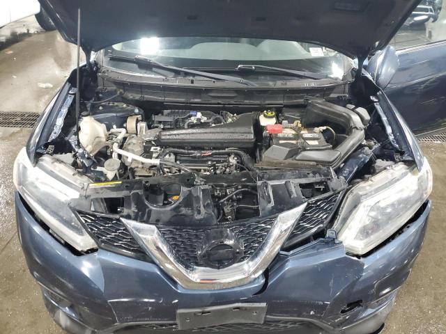 KNMAT2MT7FP552705 - 2015 NISSAN ROGUE S ლურჯი ფოტო 12
