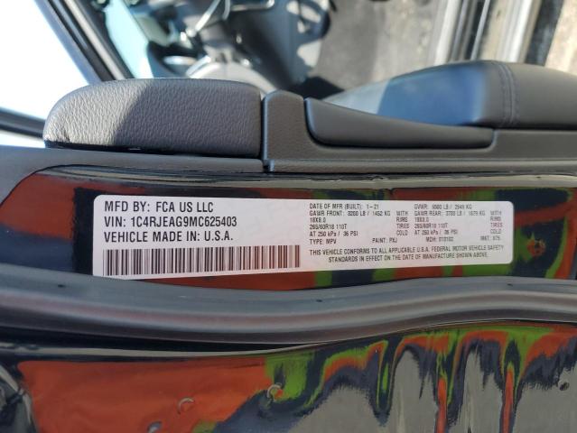 1C4RJEAG9MC625403 - 2021 JEEP GRAND CHER LAREDO 黑色 照片 13