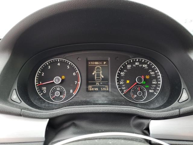 1VWBP7A30CC025180 - 2012 VOLKSWAGEN PASSAT SE أسود صورة 9