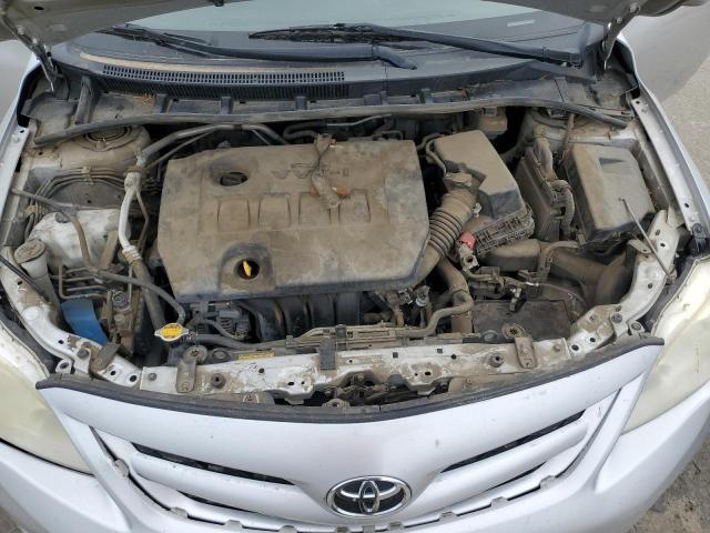 JTDBU4EE8DJ115969 - 2013 TOYOTA COROLLA BASE Gümüş fotoğraf 11
