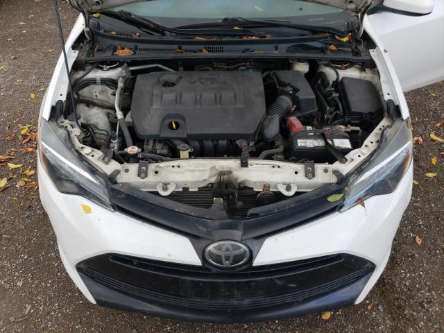 2T1BURHE2KC168233 - 2019 TOYOTA COROLLA L WHITE photo 11