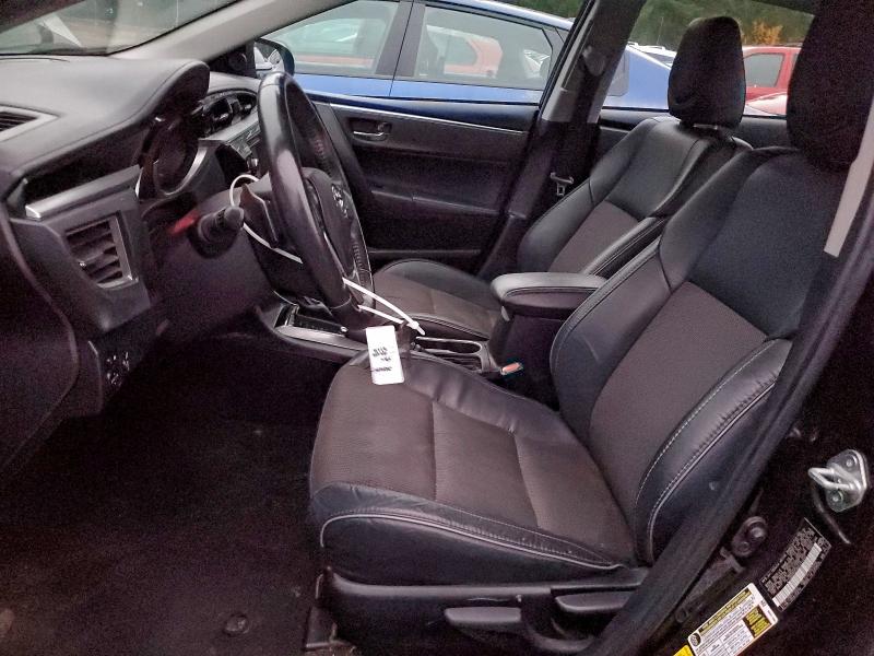 2T1BURHE9GC491542 - 2016 TOYOTA COROLLA L BLACK photo 7