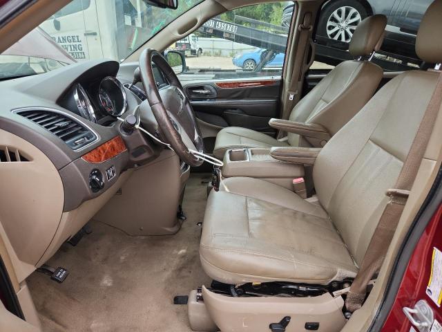 2C4RC1BG9GR300540 - 2016 CHRYSLER TOWN & COU TOURING MAROON photo 7