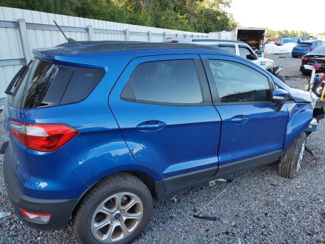 MAJ3S2GE0MC437219 - 2021 FORD ECOSPORT SE Niebieski zdjęcie 3