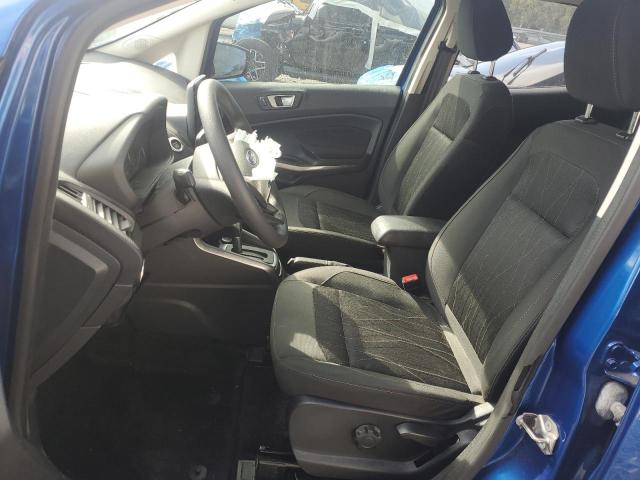 MAJ3S2GE0MC437219 - 2021 FORD ECOSPORT SE Niebieski zdjęcie 7