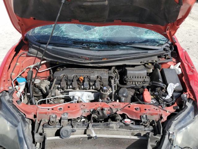 2HGFG3B87FH512161 - 2015 HONDA CIVIC EX RED photo 11
