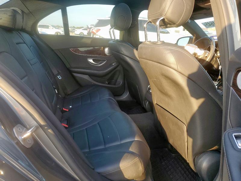 WDDWF4JB1JR337635 - 2018 MERCEDES-BENZ C 300 GRAY photo 10