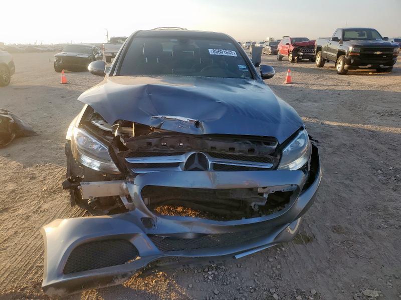 WDDWF4JB1JR337635 - 2018 MERCEDES-BENZ C 300 GRAY photo 5