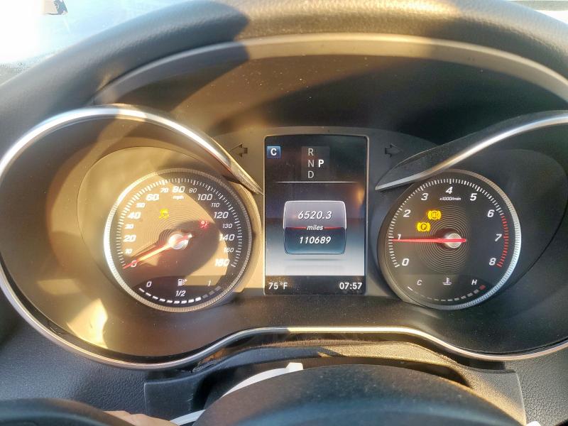 WDDWF4JB1JR337635 - 2018 MERCEDES-BENZ C 300 GRAY photo 9