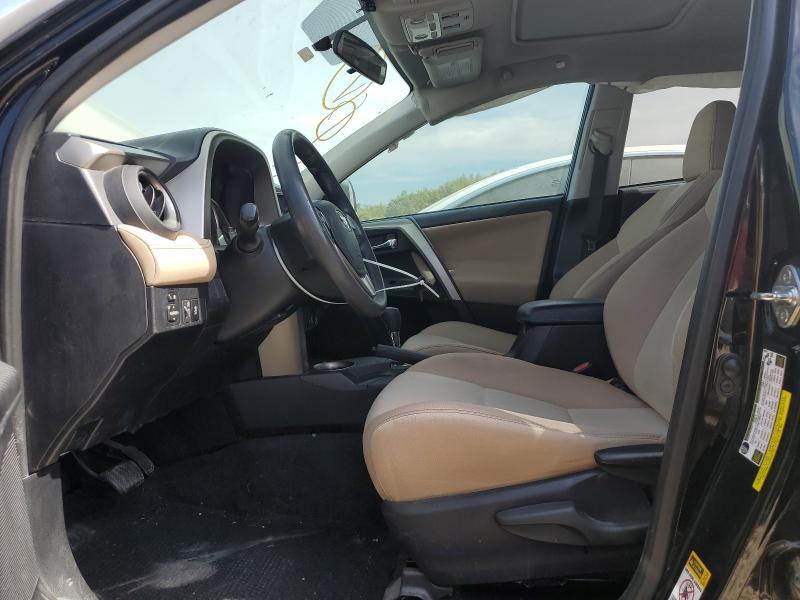 2T3WFREV2EW122623 - 2014 TOYOTA RAV4 XLE BLACK photo 7