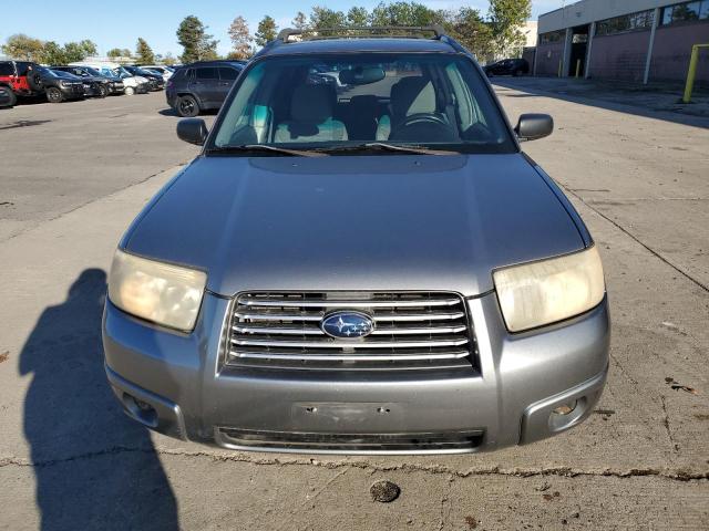 JF1SG63657H719365 - 2007 SUBARU FORESTER 2.5X GRAY photo 5
