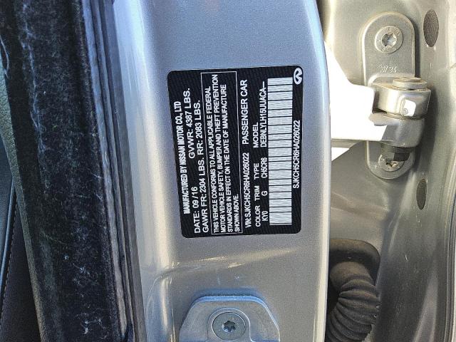 SJKCH5CR6HA026022 - 2017 INFINITI QX30 BASE SILVER photo 13