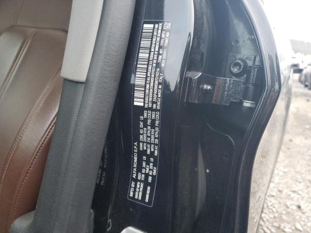 ZASPAKBN5M7D10214 - 2021 ALFA ROMEO STELVIO TI BLACK photo 12