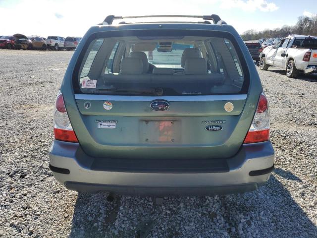 JF1SG67677H710547 - 2007 SUBARU FORESTER 2.5X LL BEAN GREEN photo 6