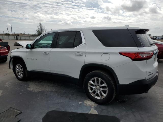 1GNERFKW0KJ286954 - 2019 CHEVROLET TRAVERSE LS WHITE photo 2