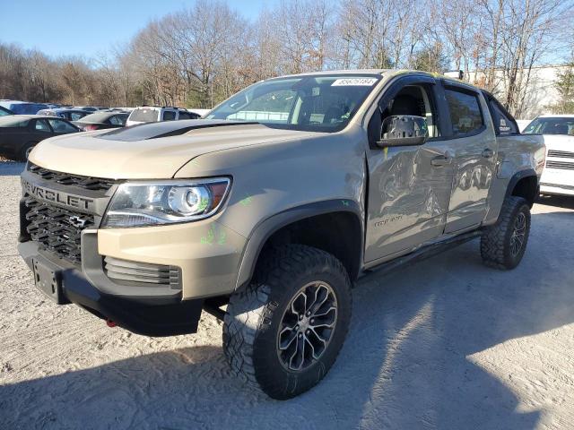 1GCGTEEN4M1287236 - 2021 CHEVROLET COLORADO ZR2 BEIGE photo 1