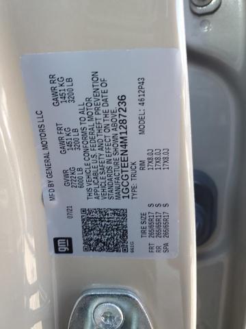 1GCGTEEN4M1287236 - 2021 CHEVROLET COLORADO ZR2 BEIGE photo 12