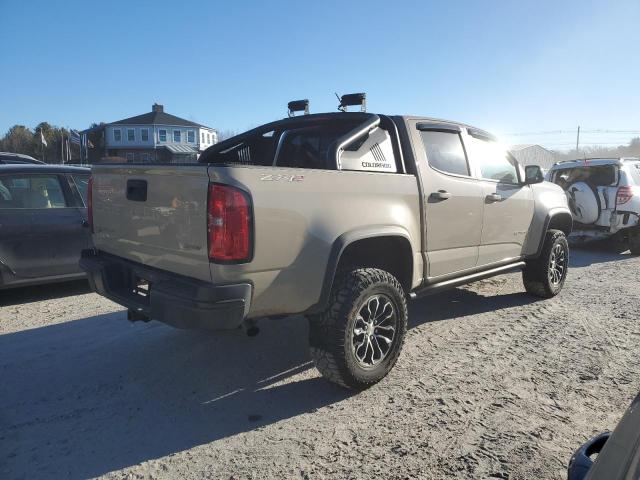1GCGTEEN4M1287236 - 2021 CHEVROLET COLORADO ZR2 BEIGE photo 3