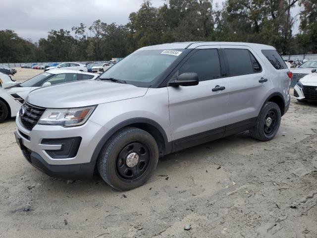 1FM5K8AR8KGB14278 - 2019 FORD EXPLORER POLICE INTERCEPTOR ვერცხლისფერი ფოტო 1