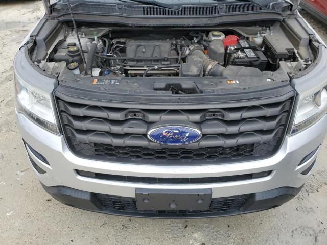 1FM5K8AR8KGB14278 - 2019 FORD EXPLORER POLICE INTERCEPTOR ვერცხლისფერი ფოტო 11