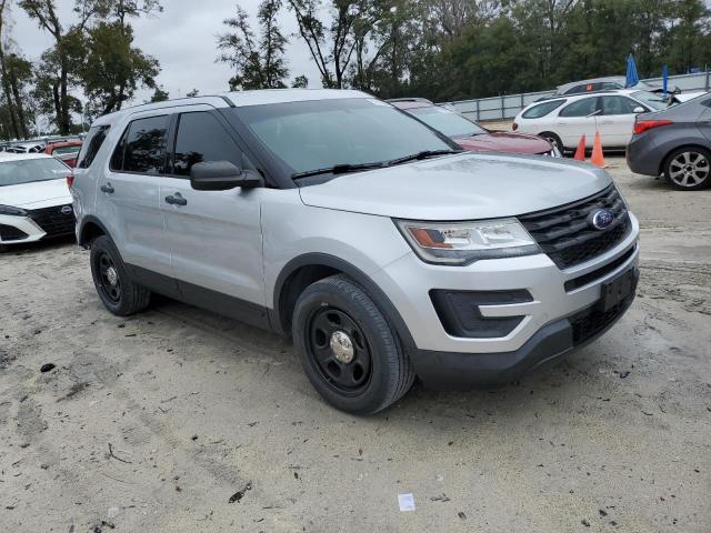 1FM5K8AR8KGB14278 - 2019 FORD EXPLORER POLICE INTERCEPTOR ვერცხლისფერი ფოტო 4