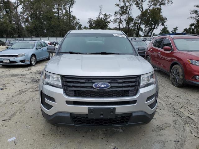 1FM5K8AR8KGB14278 - 2019 FORD EXPLORER POLICE INTERCEPTOR ვერცხლისფერი ფოტო 5