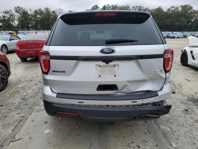 1FM5K8AR8KGB14278 - 2019 FORD EXPLORER POLICE INTERCEPTOR ვერცხლისფერი ფოტო 6