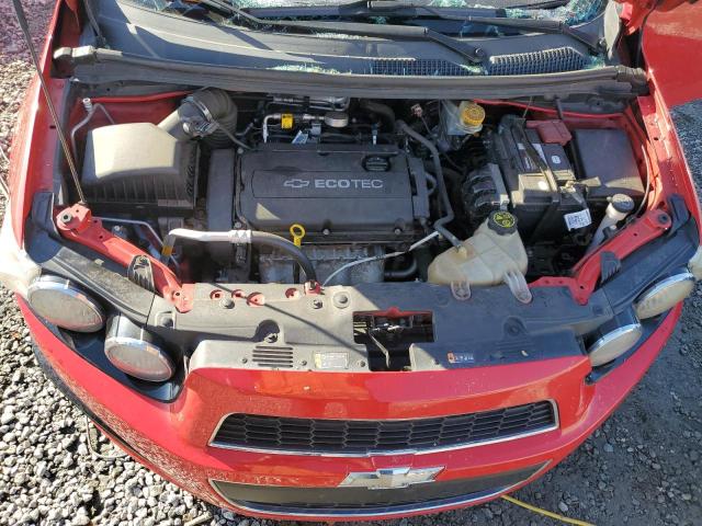 1G1JA5SH5E4155945 - 2014 CHEVROLET SONIC LS RED photo 11
