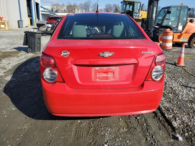1G1JA5SH5E4155945 - 2014 CHEVROLET SONIC LS RED photo 6