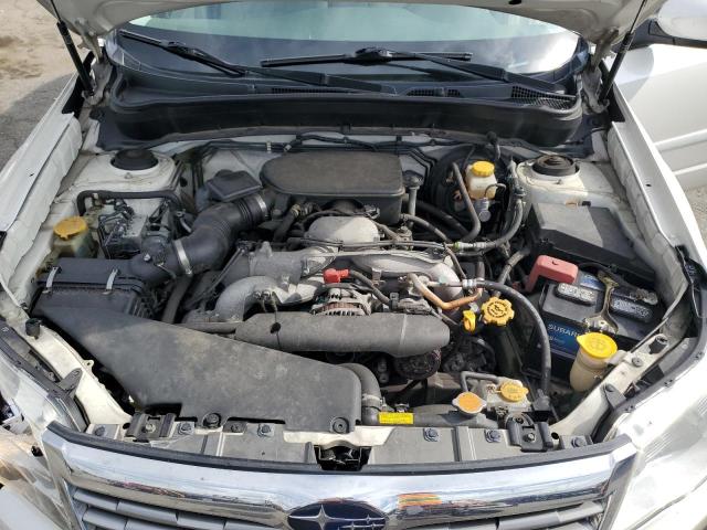 JF2SH6CC1AH716484 - 2010 SUBARU FORESTER 2.5X PREMIUM თეთრი ფოტო 11