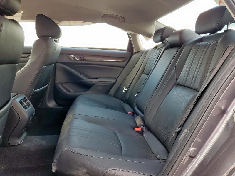1HGCV2F56KA018868 - 2019 HONDA ACCORD EXL ნაცრისფერი ფოტო 10