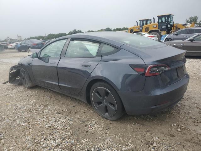 5YJ3E1EB8NF183994 - 2022 TESLA MODEL 3 蓝色 照片 2