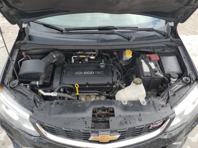 1G1JD6SG4H4174978 - 2017 CHEV SONIC LT Սև լուսանկար 11