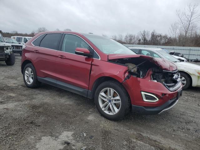 2FMPK4J85HBC56970 - 2017 FORD EDGE SEL RED photo 4