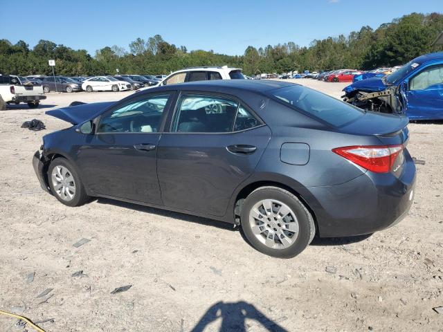 5YFBURHE2FP278205 - 2015 TOYOTA COROLLA L CHARCOAL photo 2