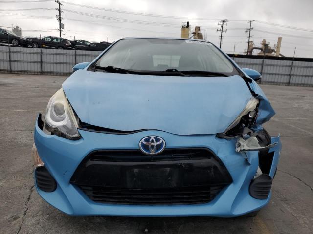 JTDKDTB37G1118024 - 2016 TOYOTA PRIUS C BLUE photo 5
