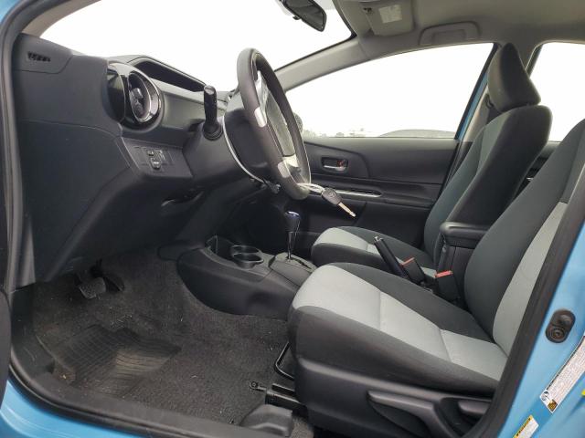 JTDKDTB37G1118024 - 2016 TOYOTA PRIUS C BLUE photo 7