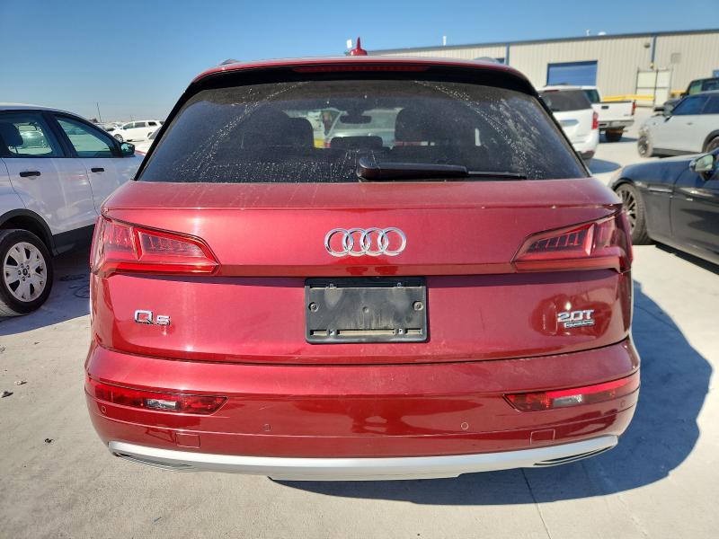 WA1BNAFY4J2129405 - 2018 AUDI Q5 PREMIUM PLUS RED photo 6