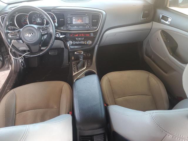 5XXGN4A70FG426930 - 2015 KIA OPTIMA EX GRAY photo 8