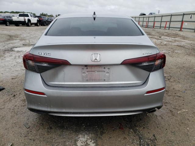 2HGFE2F53SH566342 - 2025 HONDA CIVIC SPORT SILVER photo 6