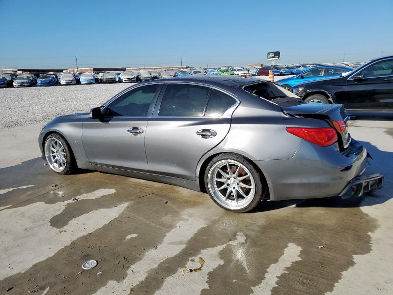 JN1BV7AP2FM339197 - 2015 INFINITI Q50 BASE SILVER photo 2