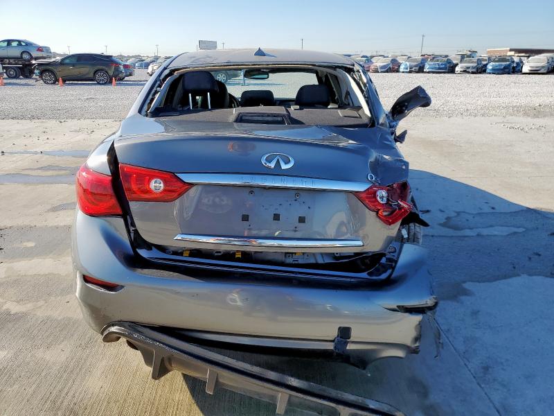 JN1BV7AP2FM339197 - 2015 INFINITI Q50 BASE SILVER photo 6