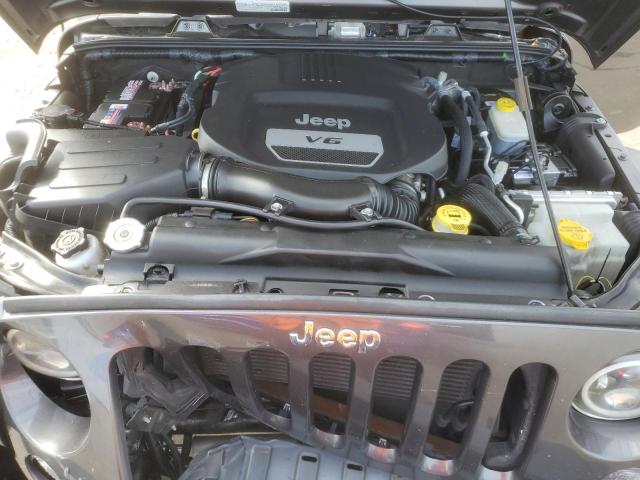 1C4BJWDG7HL664385 - 2017 JEEP WRANGLER UNLIMITED SPORT GRAY photo 12