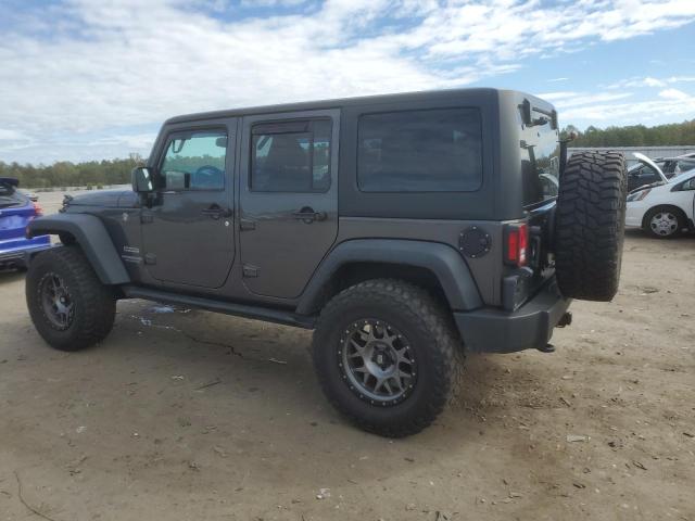 1C4BJWDG7HL664385 - 2017 JEEP WRANGLER UNLIMITED SPORT GRAY photo 2