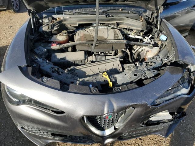 ZASPAKBN0K7C56432 - 2019 ALFA ROMEO STELVIO TI GRAY photo 11