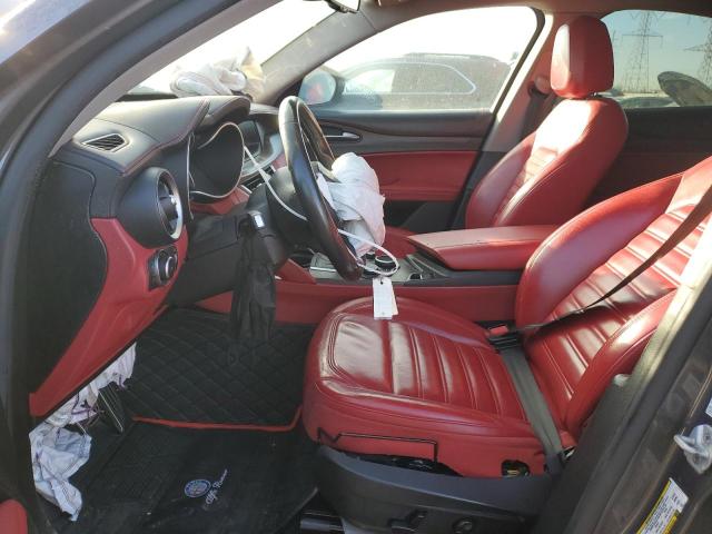 ZASPAKBN0K7C56432 - 2019 ALFA ROMEO STELVIO TI GRAY photo 7