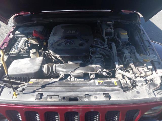 1C4HJXEN5MW609102 - 2021 JEEP WRANGLER U SAHARA BURGUNDY photo 7