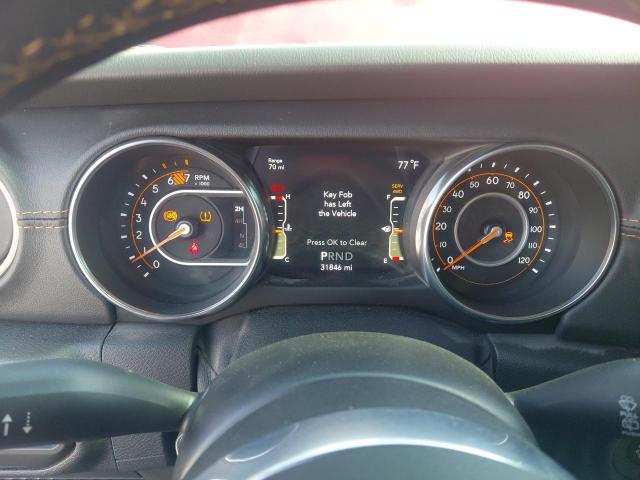 1C4HJXEN5MW609102 - 2021 JEEP WRANGLER U SAHARA BURGUNDY photo 8